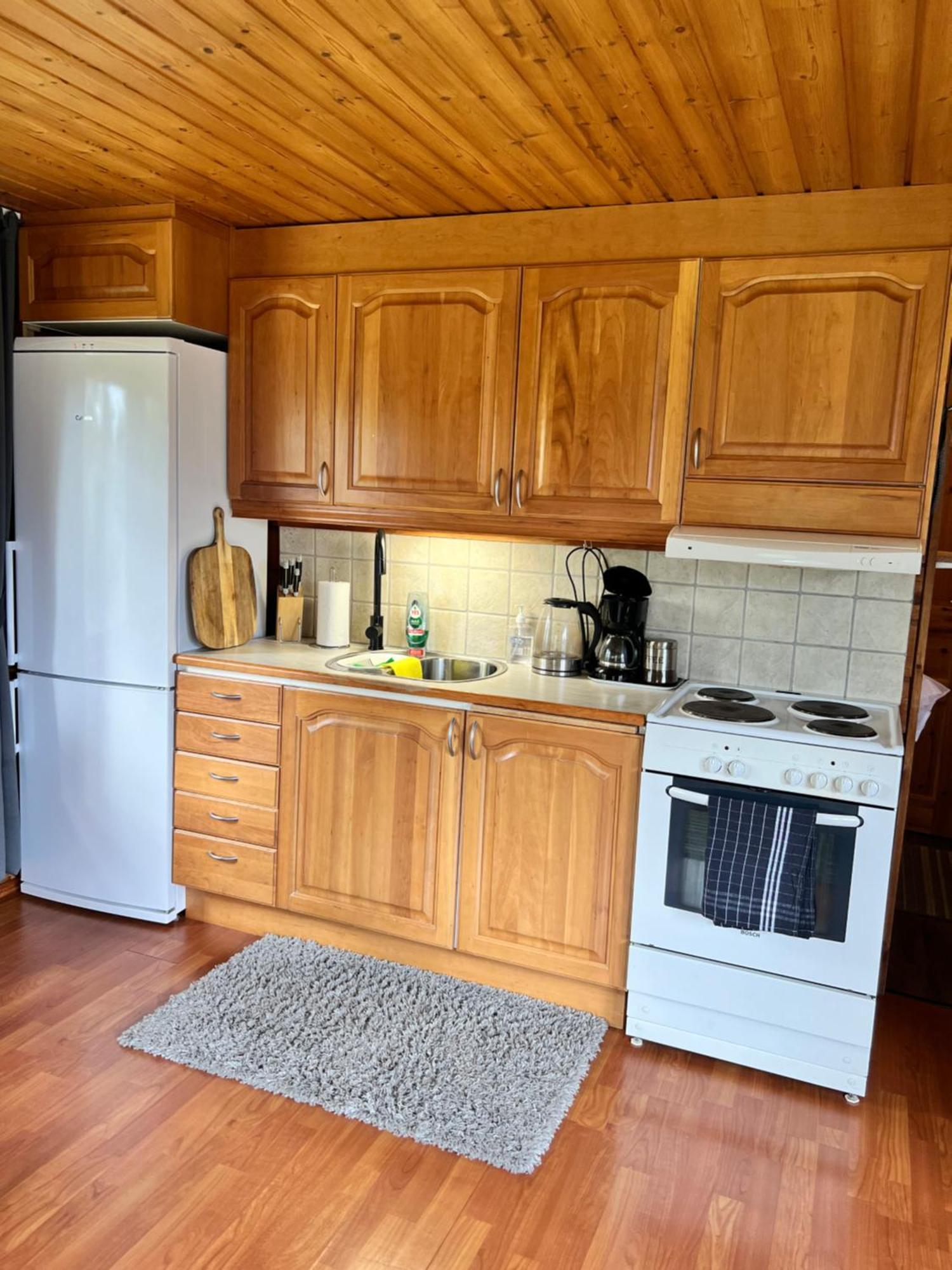 Villa Gemuetliches Blockhaus Im Wald Auktsjaur Esterno foto